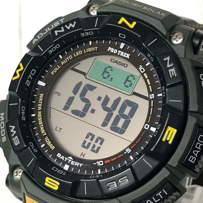 CASIO PROTREK PRG-340-3JF Digital Watch Green Climber Line From Japan