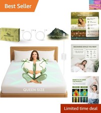 Grounding Queen Flat Sheet 94" x 102", Queen Grounding Pillowcases   93 Orga...