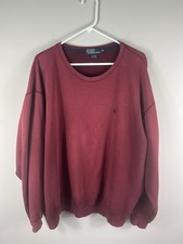 Vintage 90s Polo Ralph Lauren Sweatshirt Men’s Size XXL  Red  Pullover