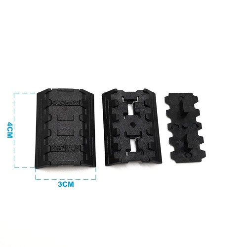 BK/DE M-lok Rail Cover 12 Piece Polymer System Covers Fit Rail System - Picture 4 of 11