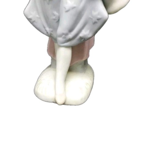Vintage ALFRETTO PORCELAIN 9.8" FIGURINE of an OLD SAD CLOWN MUSICIAN. - Picture 5 of 8