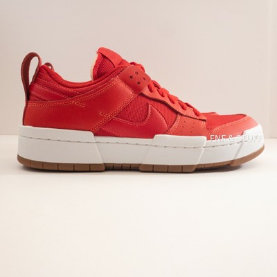 Nike Dunk Low Disrupt University Red/Gum Size WMNS 10.5 / M 9 CK6654-600 DS NEW | eBay