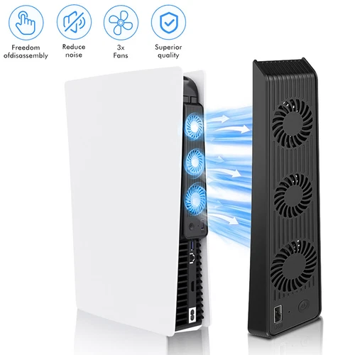 Ventilador de refrigeración externo enfriador juego accesorios para PS5 Playstation 5 consola host - Imagen 3 de 8