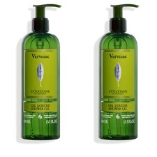 L'Occitane Verbena Shower Gel Jumbo 400ml Set of 2 New
