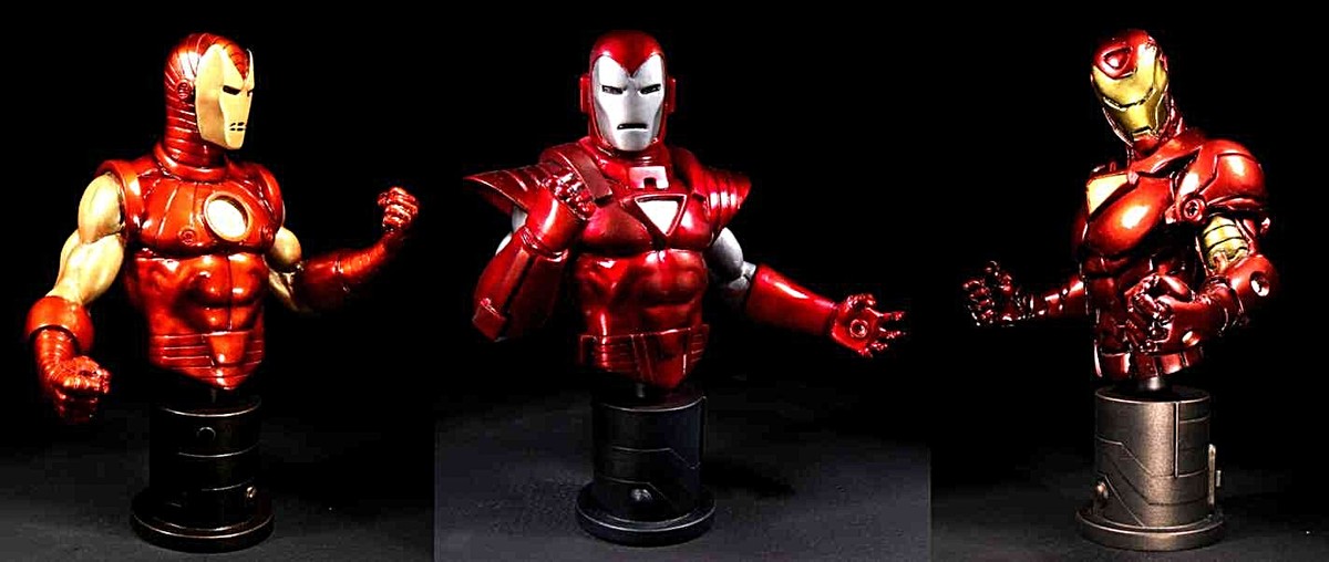 ボウエンbowen アイアンマンironman ミニバスト3体セット（モダン 他 ボウエンbowen アイアンマンironman ミニバスト3体セット