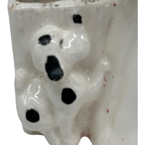 VTG Lady And Puppy Dog Figurine Planter 1950s Ceramic Victorian Japan 5.5” Tall - Picture 10 of 16