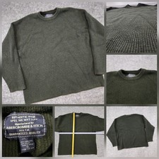 VTG 90s Y2K Abercrombie  Fitch A F Mens XL Lambswool Crewneck Jumper Sweater