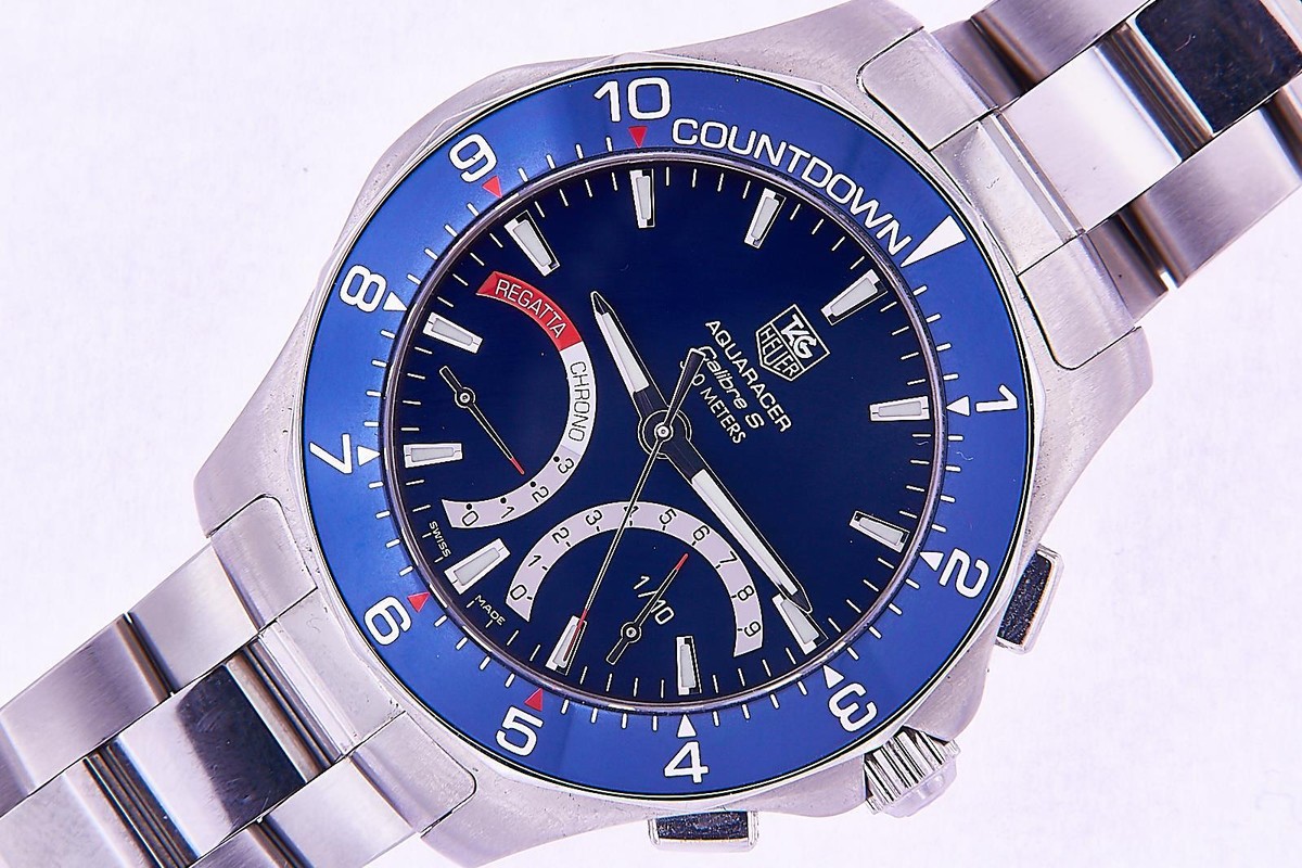 Tag Heuer Aquaracer Calibre S Regatta Mens Quartz Watch Tag Heuer Aquaracer Calibre S Regatta Mens Quartz Watch