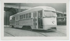 1930s Philadelphia Rapid Transit #2007 PCC Streetcar Photo Trolley Traction PA