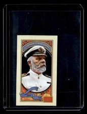 2014 Panini Golden Age #20 Captain Edward Smith Mini Mono Brand Blue Back card