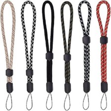 Wrist Lanyard Hand Strap 6pcs, Short 7.5" Adjustable Wrist Rope