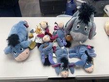 Vintage Lot Of 7 Eeyore Plush