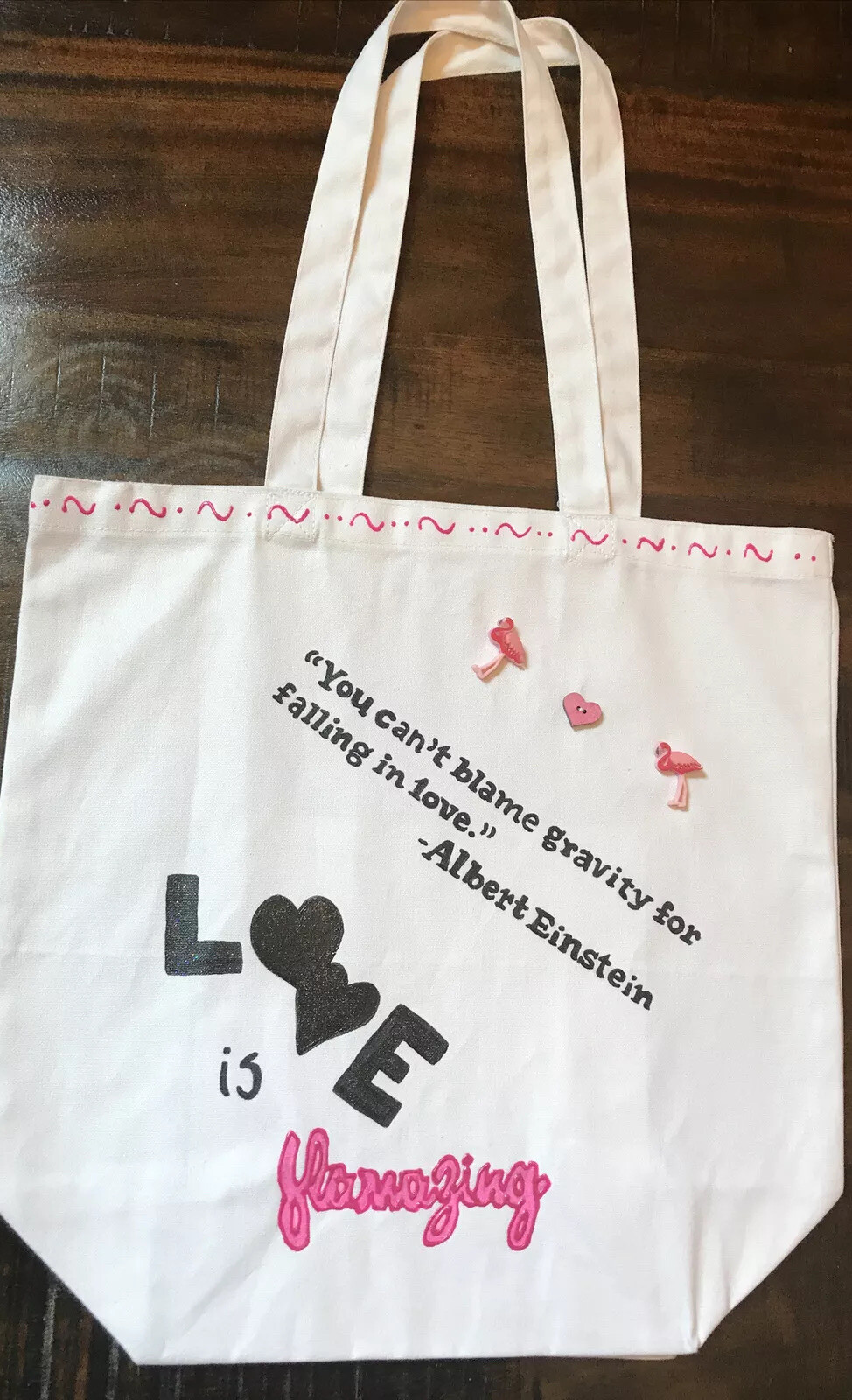 Flamingo Eco-Friendly Extra-Large Reusable Shopping Bag