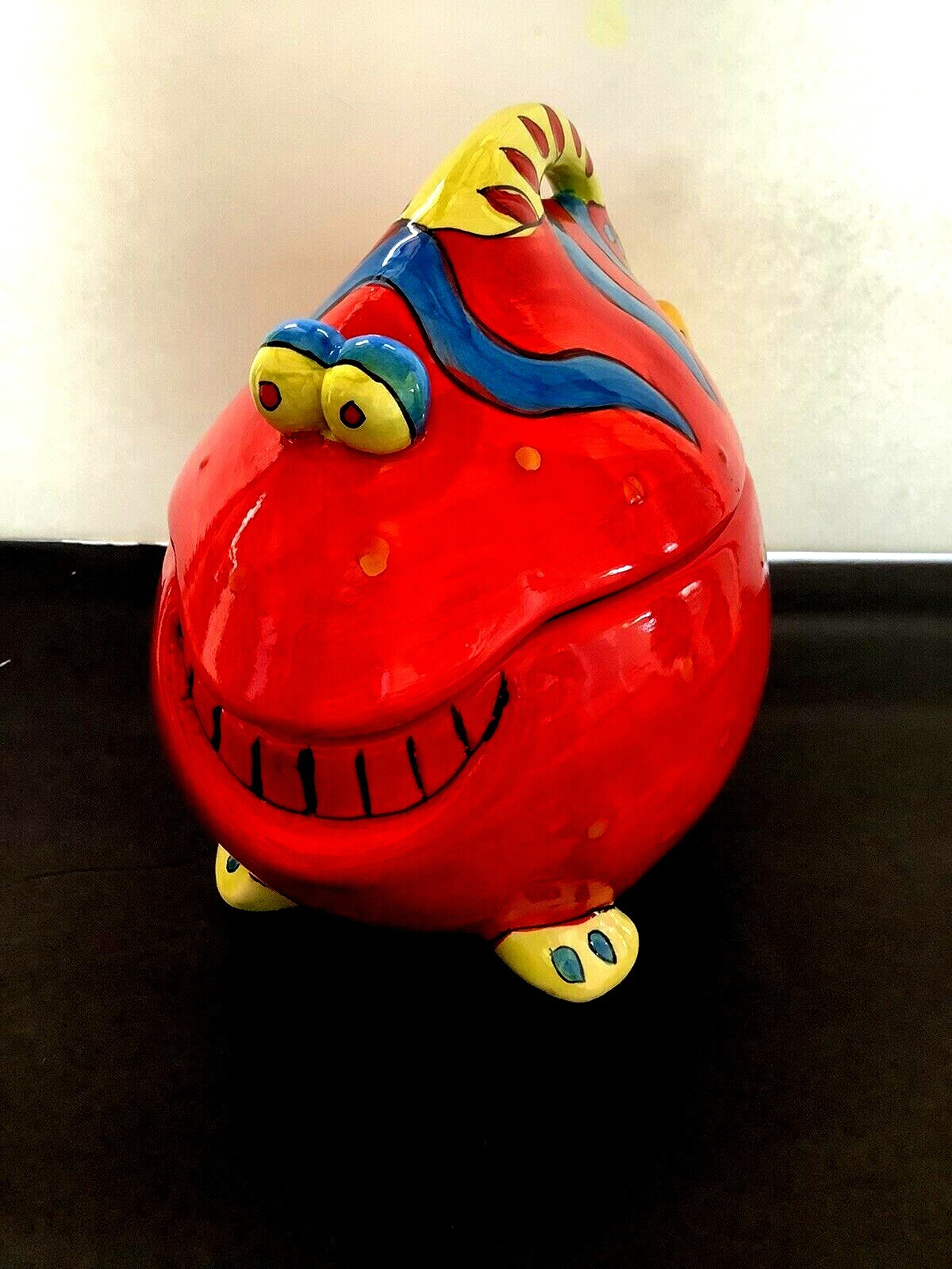 A Happy Grinning Fish Cookie Jar | eBay