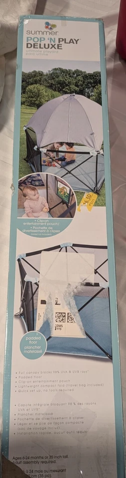 Summer Infant Pop N Play Deluxe Ultimate Playard con dosel completo Foto 3 de 3