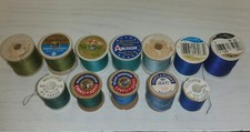 Lot of Sewing Supplies Thread Needles Ribbon Buttons Miscellaneous