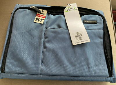 Brenthaven 730791229310 Zero Impact Computer Bag Edge II Steel Blue Fits 15.4''
