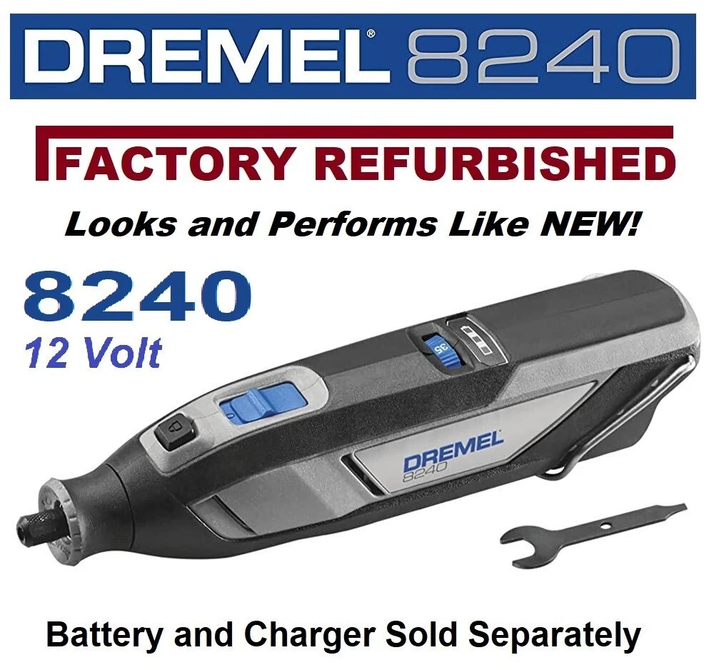 NEW! Dremel 12V Volt Cordless Lithium-Ion Rotary Tool 8240 (Tool & Wrench  Only)