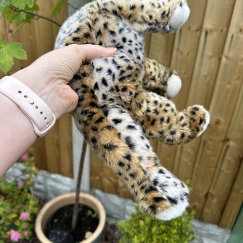 Ty Beanies Classic "Piston" Leopard 2003 fibra y pellets P.E. 15” largo peluche - Imagen 8 de 17