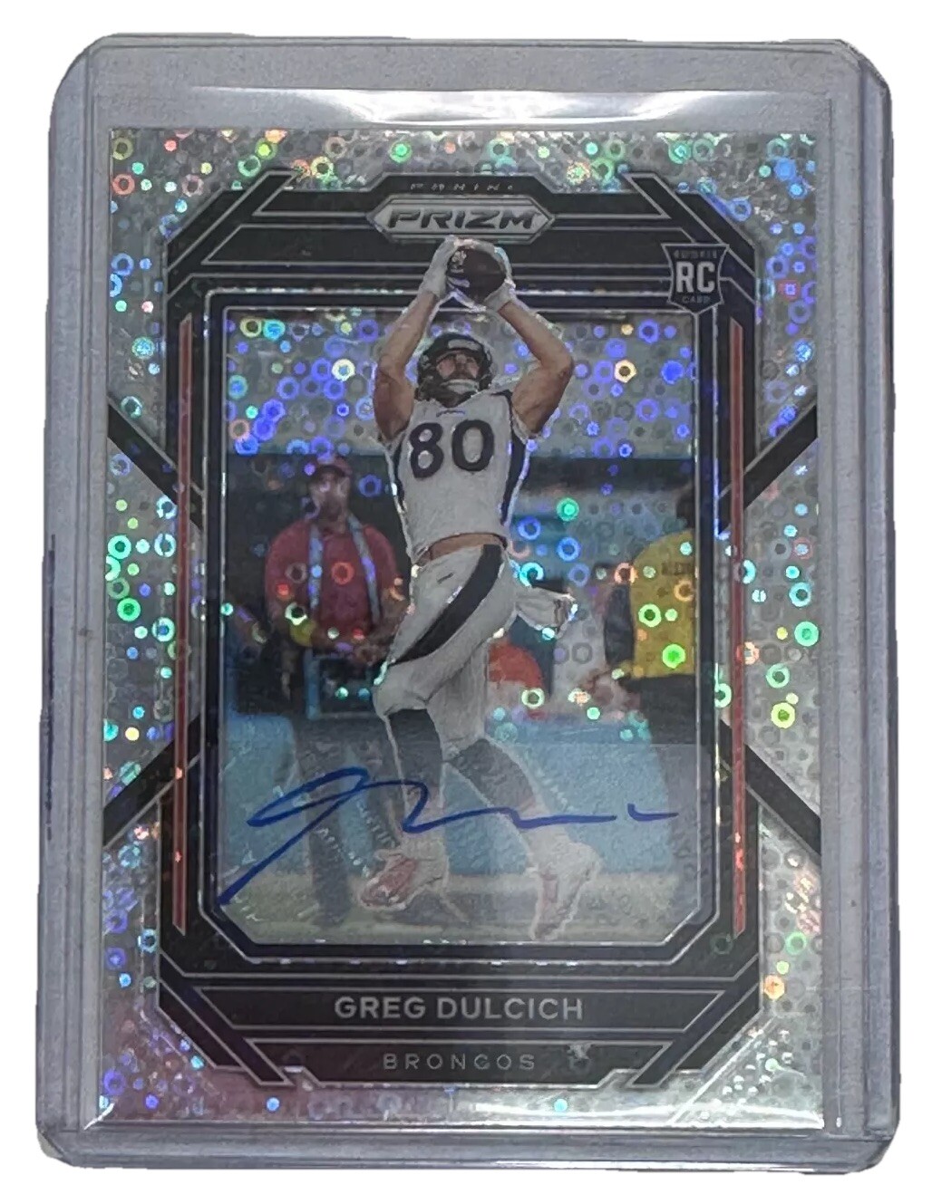 2022 Panini Prizm No Huddle Rookie #360 Greg Dulcich Auto RC Autograph