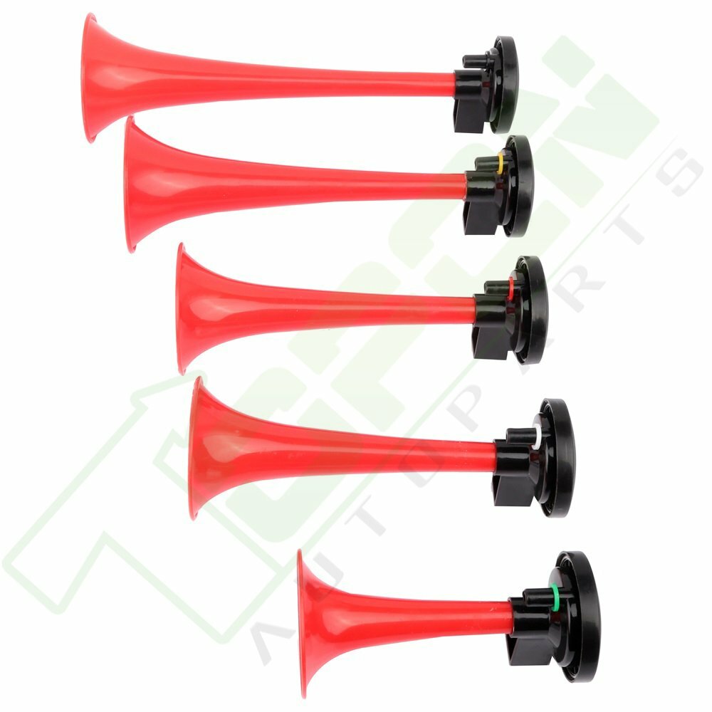 Dixie Musical Horn 5 Red Plastic Trumpet Air Horn For Car Truck Train