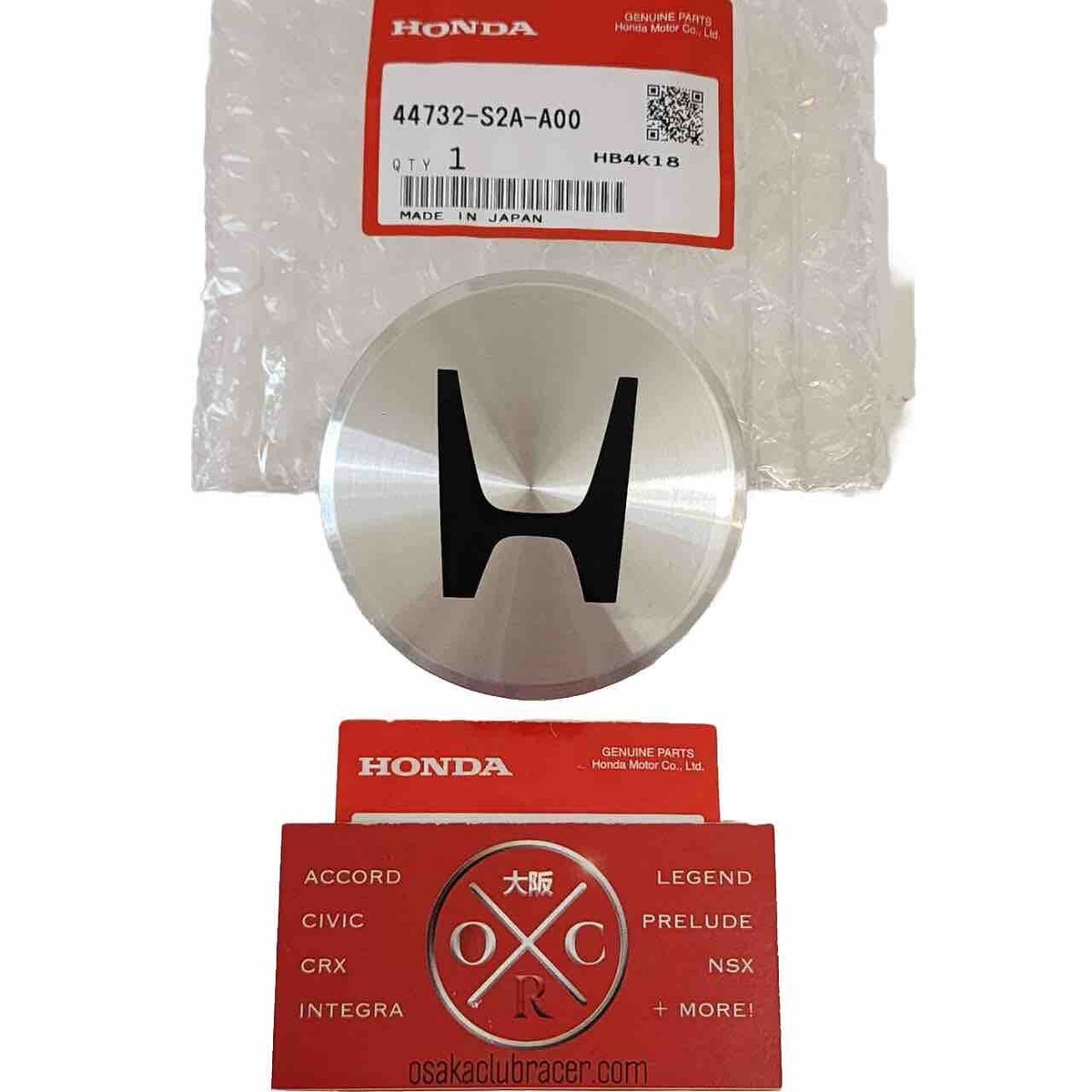 Genuine OEM 2000-2003 Honda S2000 Wheel Center Cap AP1 44732-S2A