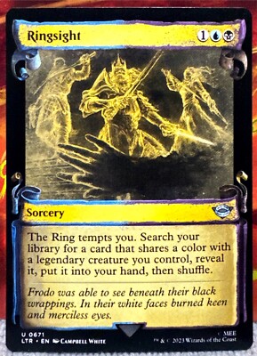 mtg lord of the rings showcase cards Expanding My Magic Card Collection mill five cards Magic The Gathering Lord of