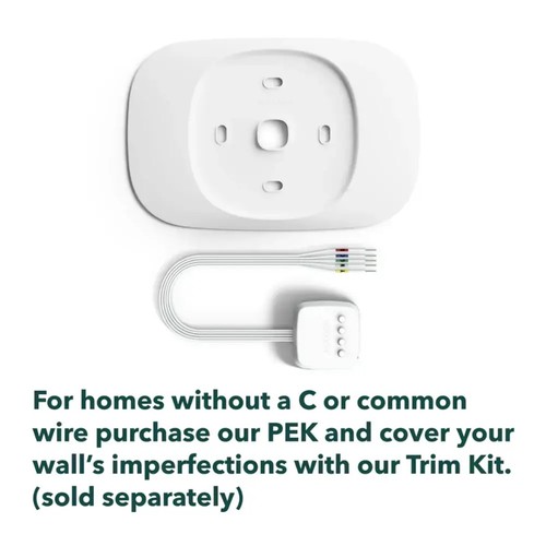 ecobee 2025 Smart Thermostat Essential Programmable Wi-Fi Thermostat - White - Picture 9 of 9