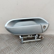 HONDA INSIGHT HYBRID HATCH 2012 DOOR HANDLE EXTERIOR FRONT DRIVER RIGHT SILVER 