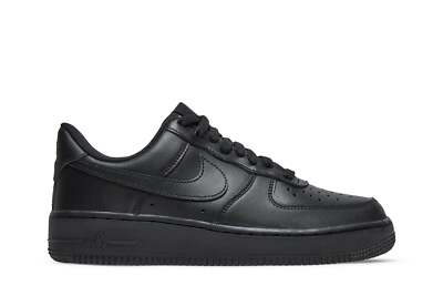 DD8959-001] Womens Nike AIR FORCE 1 LOW 07 'BLACK' | eBay