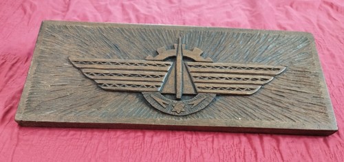Metal wooden handcrafted sign - maintenance squadron Jewish IDF IAF Israel - Picture 2 of 16