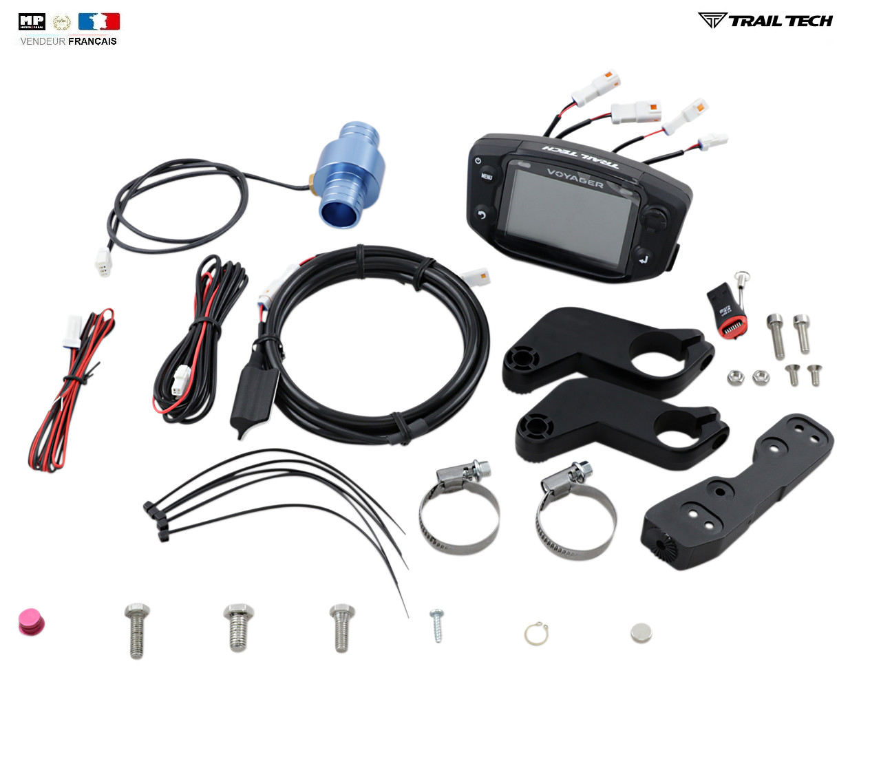 GPS Voyager Trail Tech 912-112 : Remplacer l'Instrumentation Honda XR 650 R