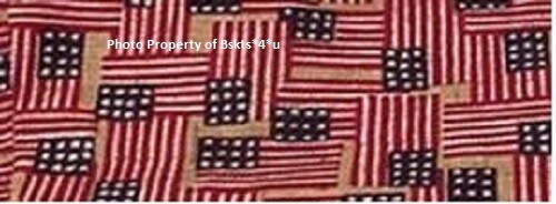 NEW Longaberger SMALL SERVING TRAY Basket LINER in OLD GLORY-OTE *FREE SHIPPING* - Picture 1 of 1