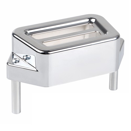 Chrome Voltage Regulator Cover For Harley Road King Glide EFI FLHRI Custom FLHRS - Picture 2 of 13