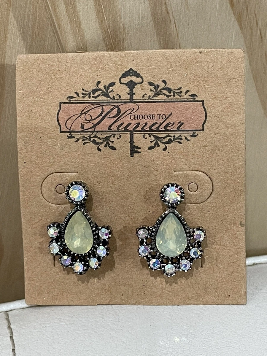 Plunder cheap gem earrings