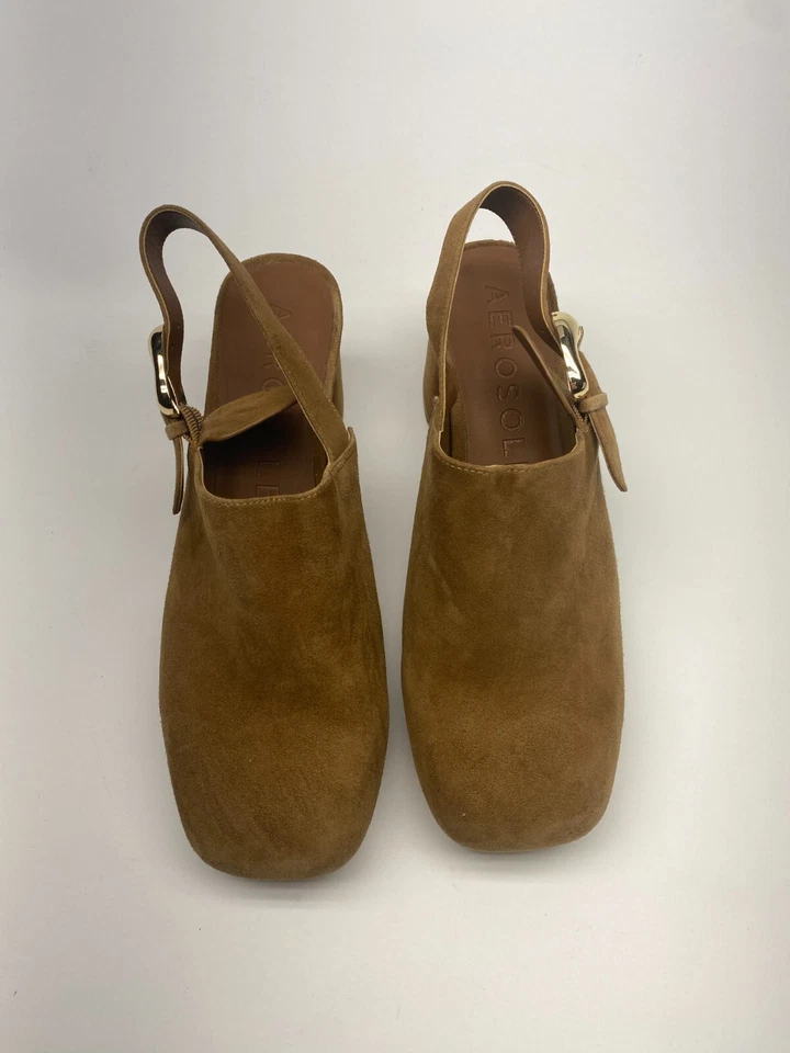 Zueco de plataforma Sumari marrón Aerosoles para mujer talla 9,5 Foto 2 de 4