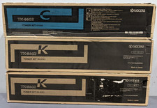 Kyocera/Copystar Genuine Toner Bundle of 3 TK-8602 - TK-8602K 2 TK-8602C
