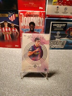 Topps Pearl Uefa Champions League Nico Gonzalez Rookie RC Barcelona