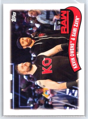 2018 Topps WWE Heritage Tag Teams Kevin Owens Sami Zayn #TT-11