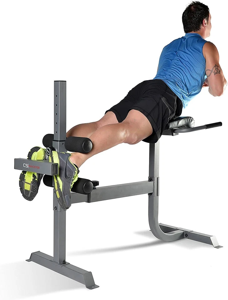 Cadeira romana CAP Barbell Strength costas abdominais peito glúteos isquiotibiais quadril academia em casa - Imagem 4 de 4