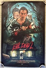 Evil Dead 2 Ash Bruce Campbell Horror Movie Poster Art Print Mondo Ruiz Burgos