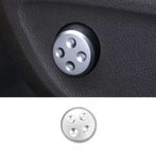 Fit For Benz GLE GLS 2020-2022 Matte Silver Seat Button Handle Cover Trim 1pcs