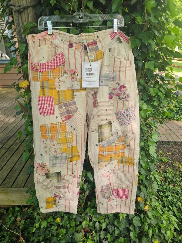 Magnolia Pearl Patchwork Miner Pants Mango Collection Encore