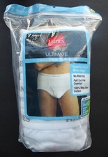 Hanes Men's Ultimate Tagless Briefs 7 Pair Size XL 40-42 Comfort Flex Waist F/S