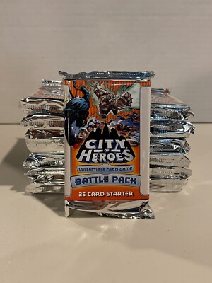 City of Heroes CCG Battle Pack AEG Cryptic NCSOFT New Sealed