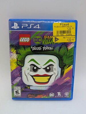 LEGO DC Super Villains [Deluxe Edition] (PlayStation 4) W/Inserts Clean Disk!