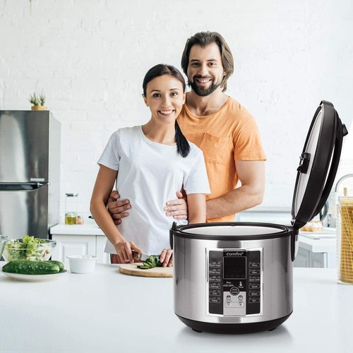 Electric Multi Rice Slow Pressure Cooker Steamer Programmable Stainless Steel - Picture 5 of 7