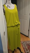 Michael Kors New Light Green Summer Dress Size L Retail $99.50