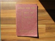 Northern Irish religious church song book - Songs for the day of battle