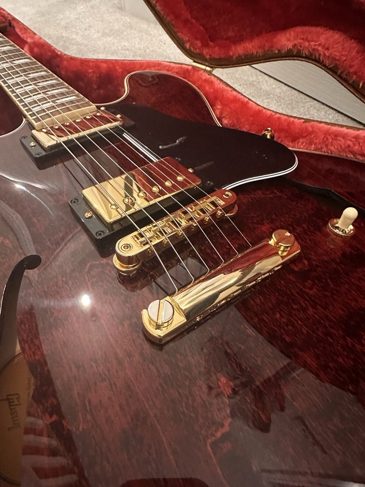 Gibson ES345 Wine Red / Gold Hardware Ltd Edition Brand New eBay